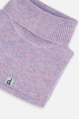 Knit Turtle Neckwarmer Lavender-3