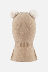 Knit Bear Balaclava Light Taupe-2