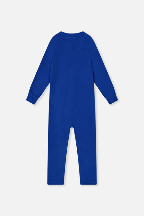 Baby One Piece Thermal Underwear Royal Blue-4