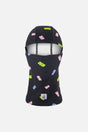 Brushed Jersey Balaclava Black Printed Gummy Bears-0