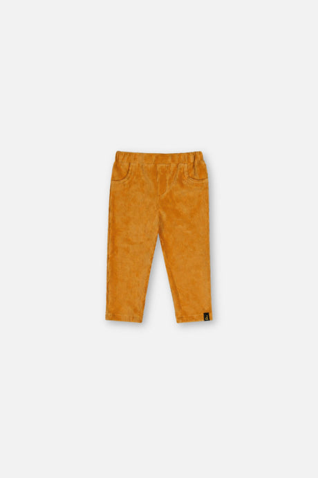 Baby Stretch Velour Treggings Yellow-0