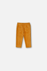 Baby Stretch Velour Treggings Yellow-1