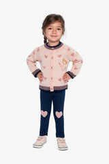 Leggings Royal Blue And Pink-1