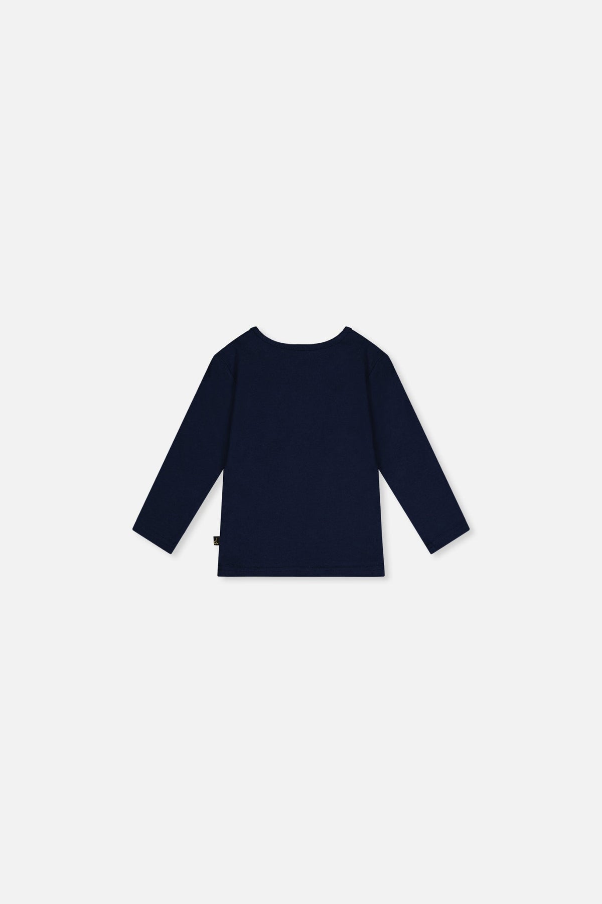 Baby Organic Cotton T-Shirt Royal Blue And Pink-1