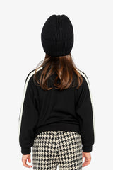 Lookbook: child in the Deux par Deux black milano zip jacket, third image
