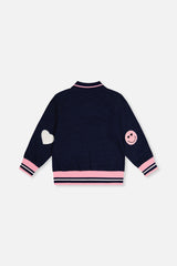 Deux par Deux French Terry Jacket Navy Blue Denim product image P2