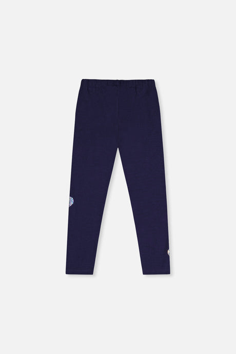 Organic Cotton Leggings Dark Blue-4