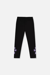Organic Cotton Jersey Leggings Black-0