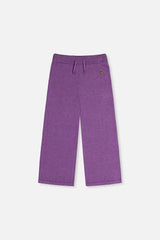 Knitted Wide Leg Pants Violet-0