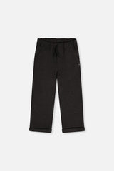 Stretch Twill Pants Black-0