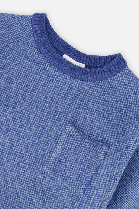 Deux par Deux Knit Sweater Blue