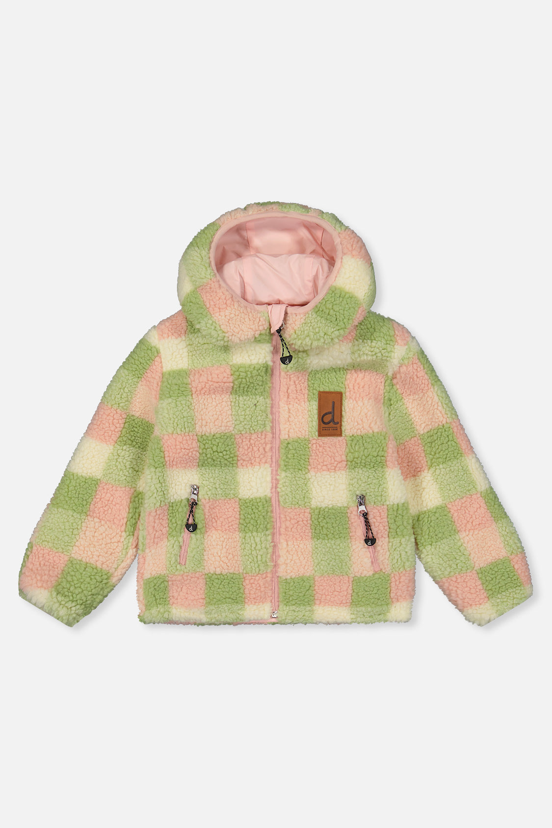 Baby Reversible Mid-Season Jacket Pale Dusty Pink-1