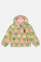 Baby Reversible Mid-Season Jacket Pale Dusty Pink-1