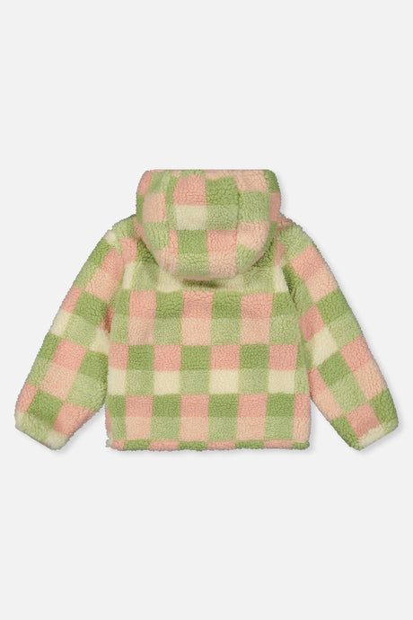 Baby Reversible Mid-Season Jacket Pale Dusty Pink-3
