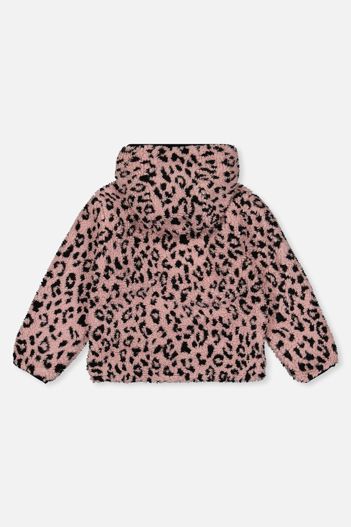Deux par Deux pink and black reversible sherpa jacket, product photo 4