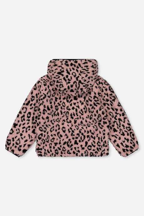 Deux par Deux Reversible Mid-Season Jacket Pink And Black