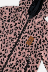 Deux par Deux pink and black reversible sherpa jacket, product photo 5
