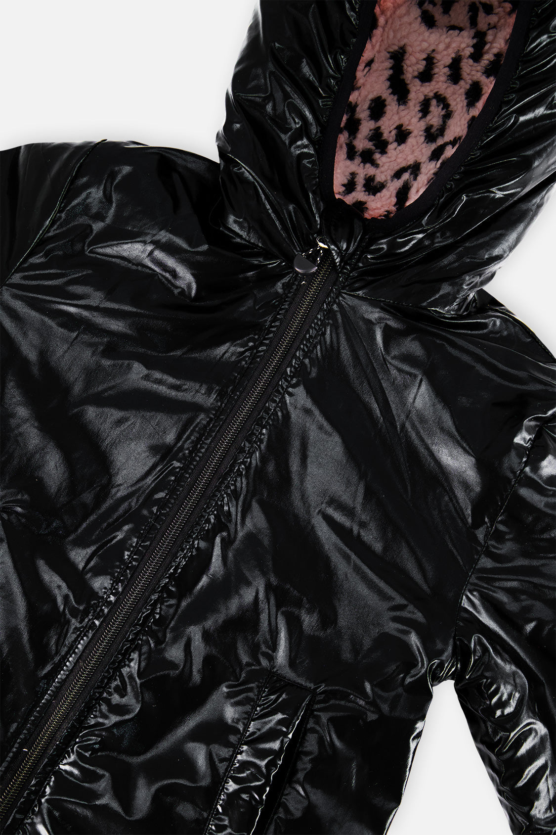 Deux par Deux pink and black reversible sherpa jacket, product photo 6
