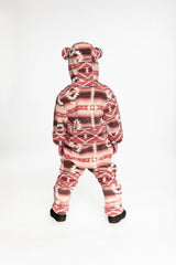 Baby Mid-Season Plush One-Piece Outerwear Aztec Pink-3