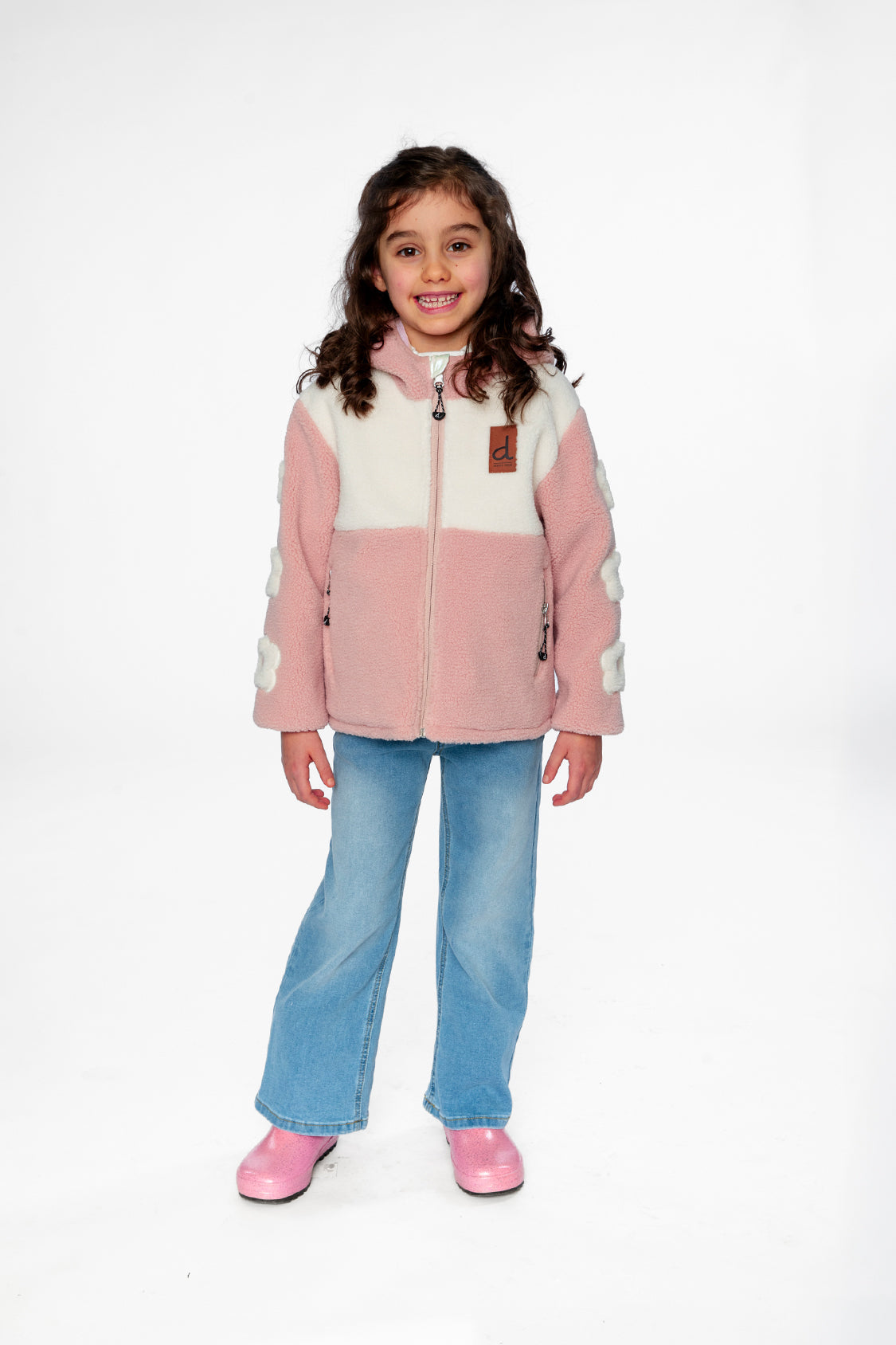 Reversible Mid-Season Jacket Pale Pink-1