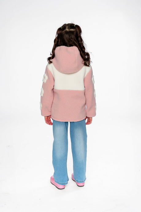 Reversible Mid-Season Jacket Pale Pink-3