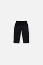 Baby Twill Pants With Cargo Pockets Dark Blue-0
