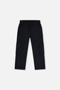 Twill Pants With Cargo Pockets Dark Blue-0