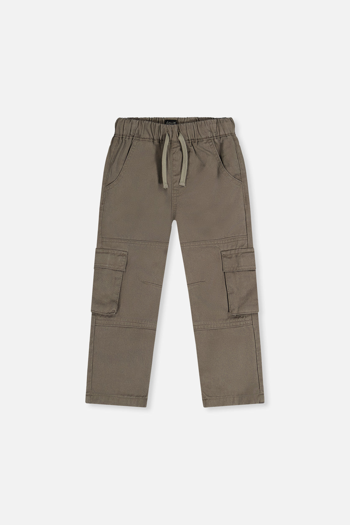 Twill Pants With Cargo Pockets Grey-0