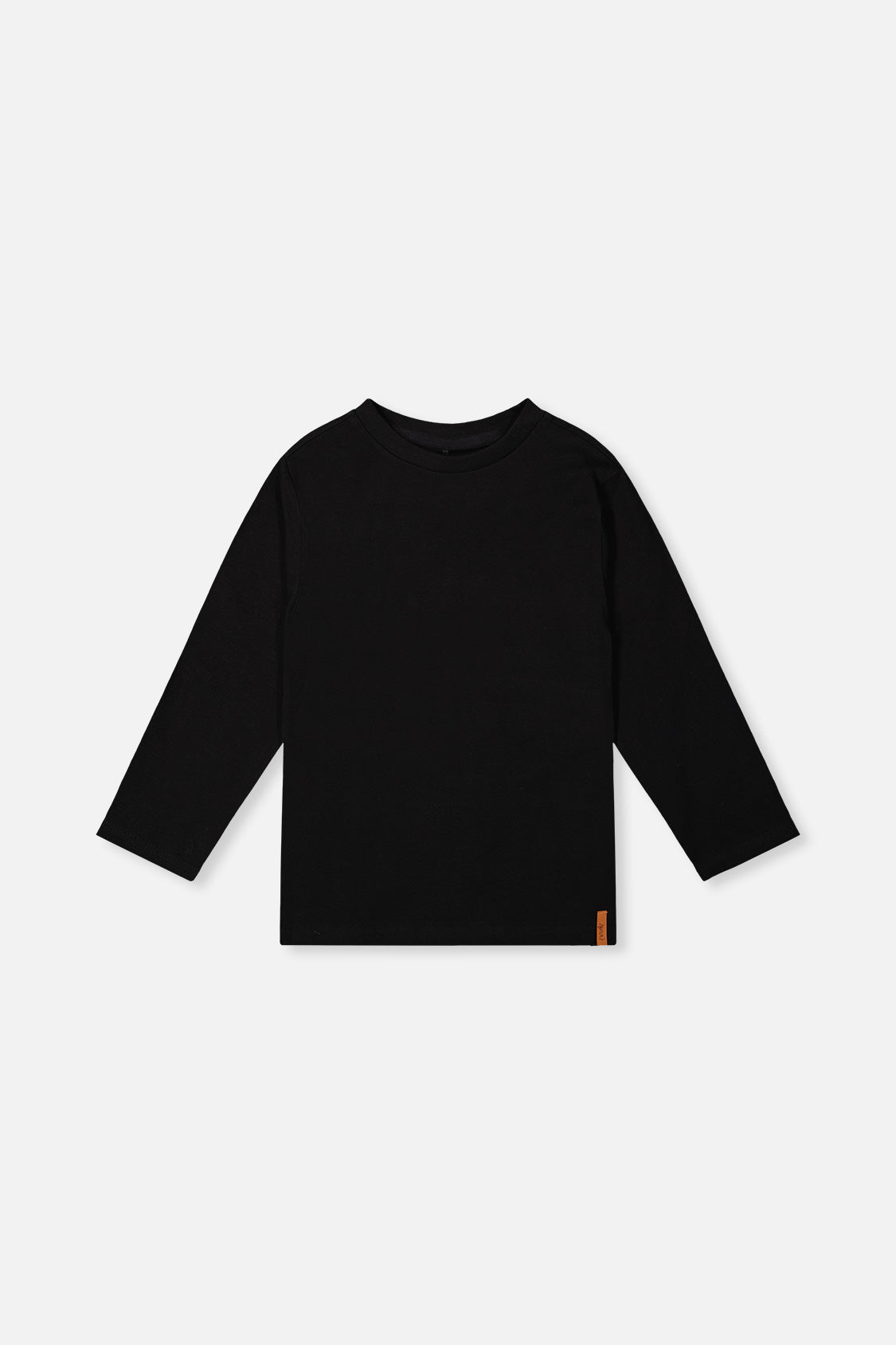 Organic Cotton Long Sleeve T-Shirt Black-0