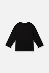 Organic Cotton Long Sleeve T-Shirt Black-0