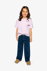 Heavy Jersey Wide Short Sleeve T-Shirt Mauve-4