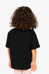 Heavy Jersey Wide Short Sleeve T-Shirt Black-3