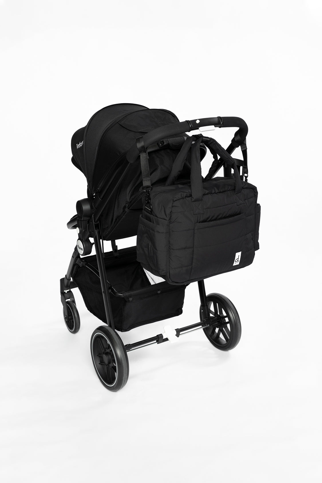 Diaper Bag With Changing Mat Black-2