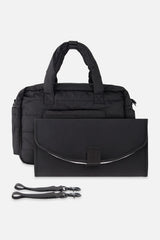 Diaper Bag With Changing Mat Black-3