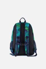 Kids Backpack Blue Diamond Print-1