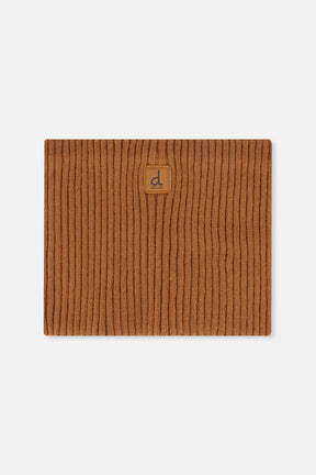 Baby Ribbed Knit Neckwarmer Brown Sugar-0