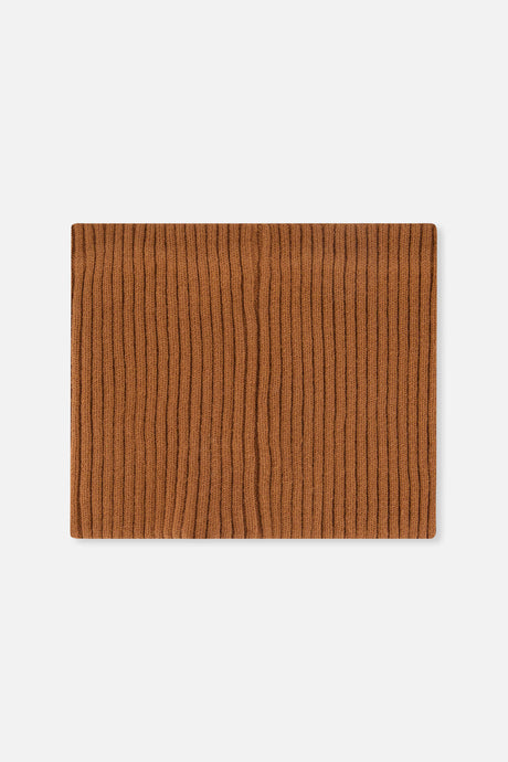 Baby Ribbed Knit Neckwarmer Brown Sugar-1