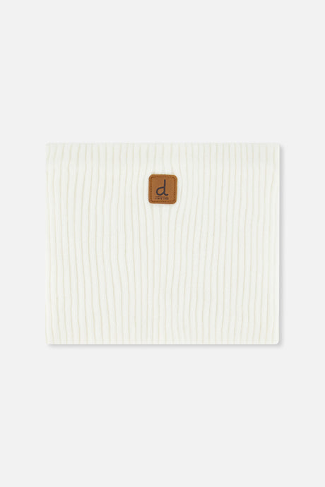 Baby Ribbed Knit Neckwarmer Off-White-0