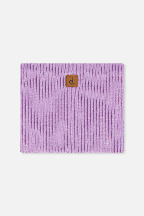 Ribbed Knit Neckwarmer Lavender-0