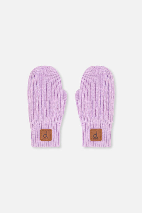 Knit Mittens Lavender-0