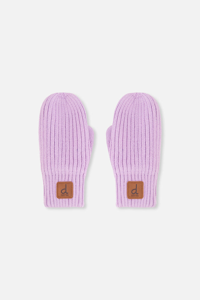Knit Mittens Lavender-0