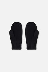 Knit Mittens Black-1