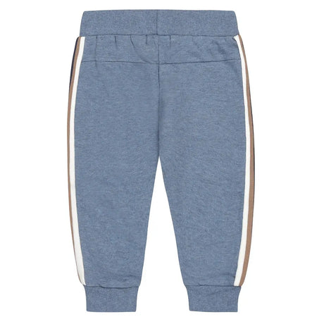 Baby Boys Jogger Pants Blue Melange | Dirkje - Dirkje