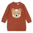 Baby Girls Dress Rust Brown Bear | Dirkje - Dirkje