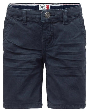 Noppies Ghazni navy chino shorts, front view