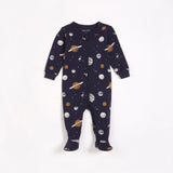 Galaxy Print on Navy Night Sleeper | Petit Lem - Jenni Kidz