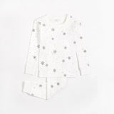 INFANT SNOWFLAKE PRINT Pajama Set - OFF WHITE | Petit Lem - Jenni Kidz