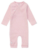 Light rose Noppies Nevis baby playsuit, front view