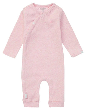 Light rose Noppies Nevis baby playsuit, front view