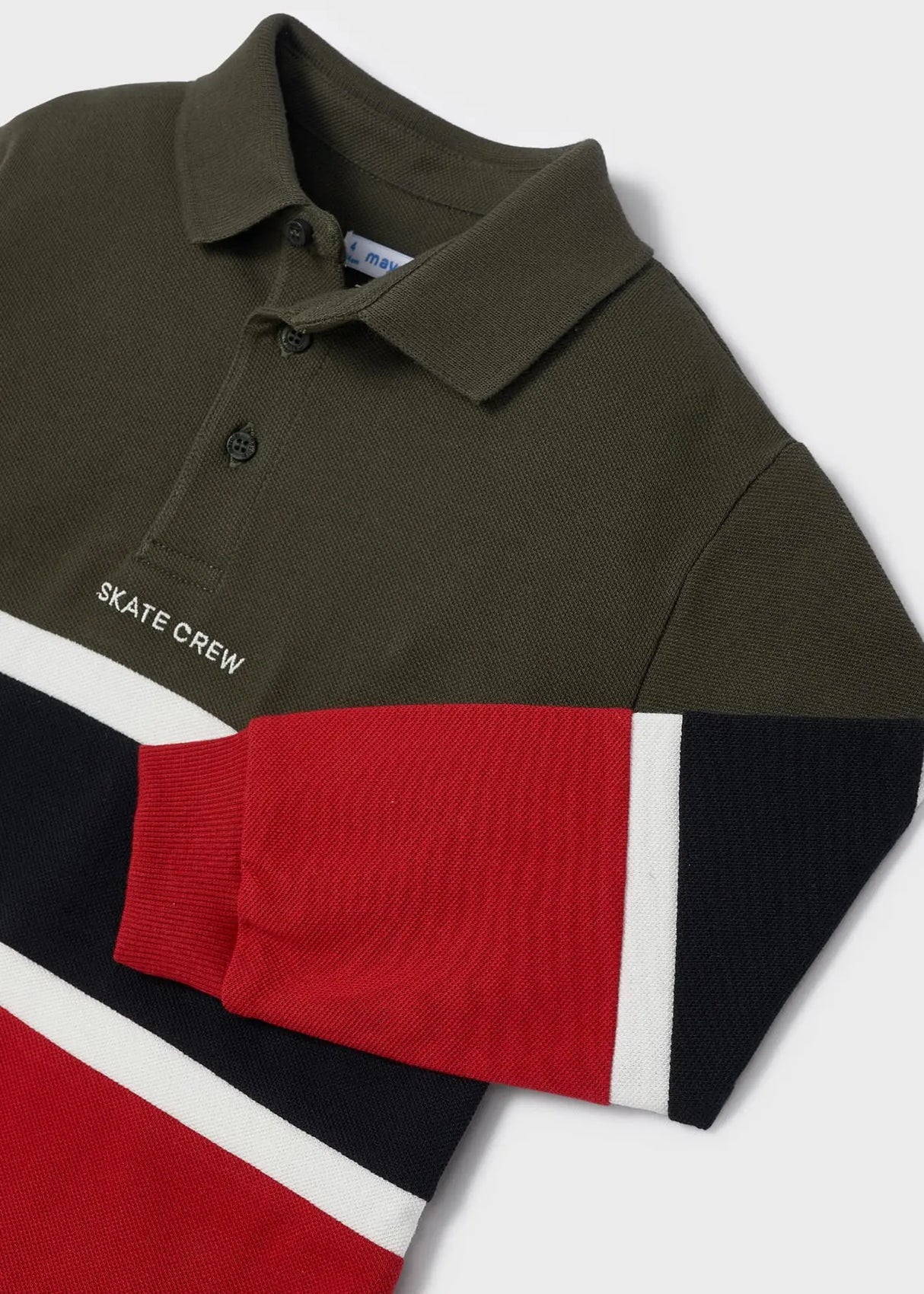 Long Sleeved Multi Color Polo Shirt Boy | Mayoral - Mayoral